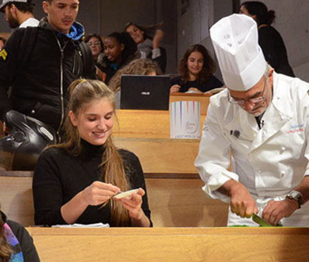 Chef sur le campus